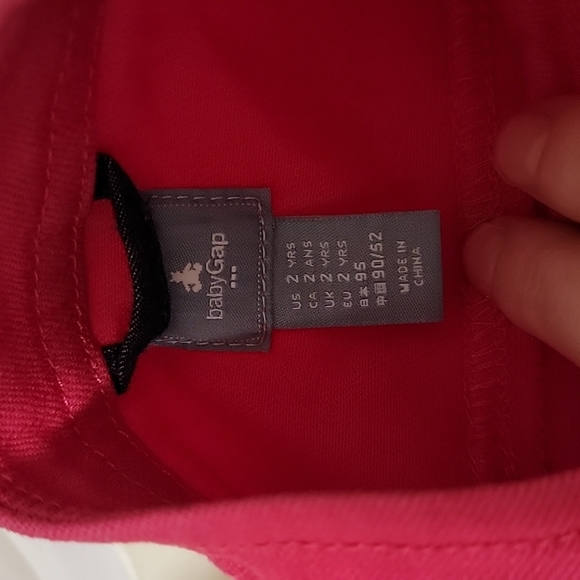 Gap Pink Moto Denim Jacket - 2 yrs - Picture 4 of 5